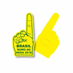 Mão para Evento em Eva com suporte Personalizada