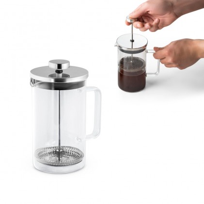 Cafeteira Inox e Vidro Personalizado