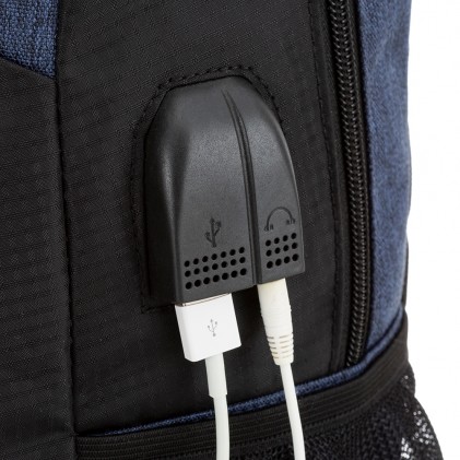 Mochila em Poliéster usb Personalizado