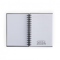 Agenda 2025 Wire-o Capa em Cromato Personalizada