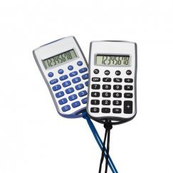 Calculadora Plástica com Cordão Personalizado