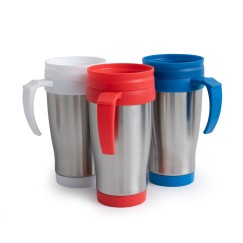 Caneca Inox Com Tampa 400ml Personalizada