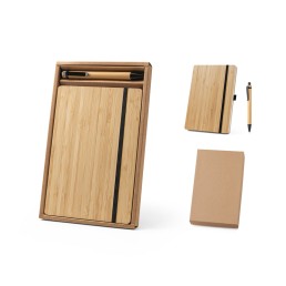 Conjunto de caderno A5 em bambu Personalizada