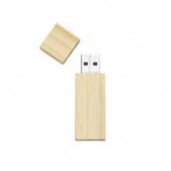 Conjunto Estojo e Pen Drive Bambu 32GB Personalizado