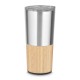 Copo térmico Inox e Bambu 550 ml Personalizado