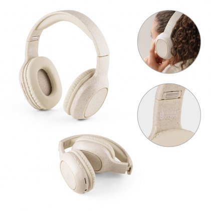 Fones de Ouvido Headphone Sem Fio Ecológico Personalizado