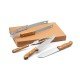 Kit Churrasco com Cabo Madeira Personalizado