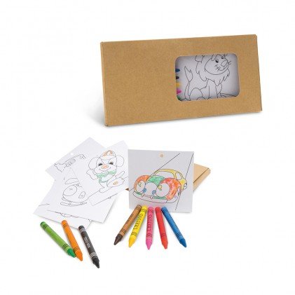 Kit Giz de Cera Para Pintar e Personalizar