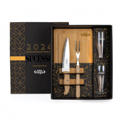 Kit para Churrasco com Copos Personalizado 