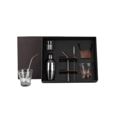 Kit para Drinks com Coqueteleira Personalizado