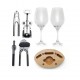 Kit Para Vinho e Utilidades Executivo Personalizado 