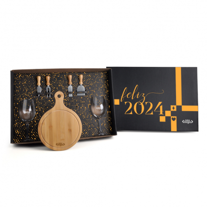 Kit Queijo e Vinho Personalizado