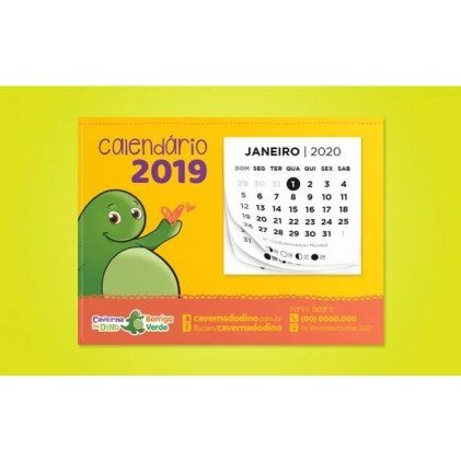 Ímã de Geladeira Calendário Personalizado