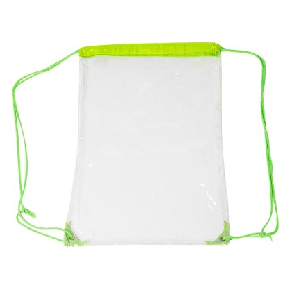 Mochila Saco em PVC Transparente Personalizado