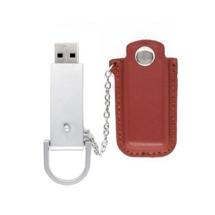 Pen Drive com Capa em Couro 4GB Personalizado