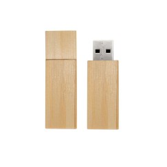 Pen Drive Bambu com Tampa 32GB Personalizado