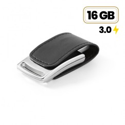 Pen drive em Couro Sintético 16 GB Personalizado