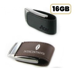 Pen Drive Couro 16GB Personalizado