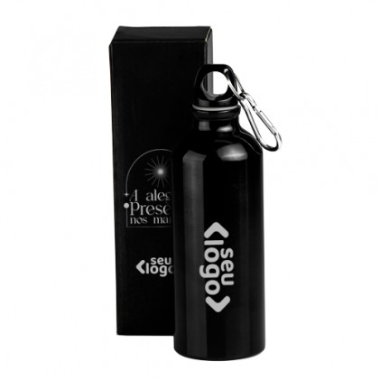 Squeeze Alumínio 500 ml com caixa Personalizada